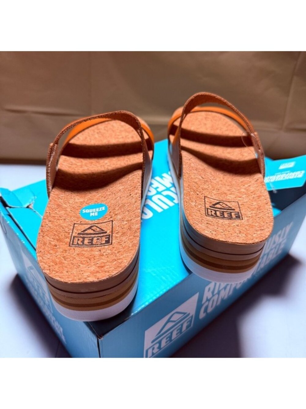 Reef Cushion Vista Hi Women's Shoes Natural Size 8.5 - Picture 5 of 10